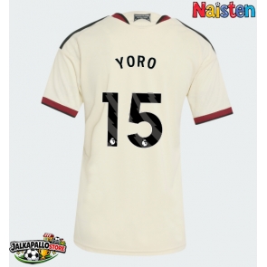 Manchester United Leny Yoro #15 Kolmaspaita Naisten 2026-27 Lyhythihainen